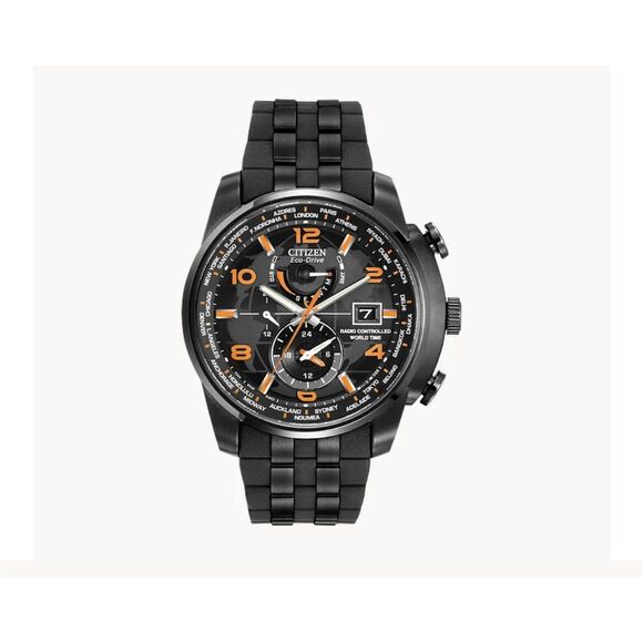 Citizen World Time A-T Eco-Drive Movement Caliber H820 Limited Edition Watch - Picture 1 of 14